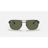 Rayban Black W/ Green - Mt