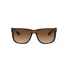 Rayban Justin Rubber Light Havana W/ Brown Gradient Dark