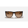 Rayban Justin Rubber Light Havana W/ Brown Gradient Dark