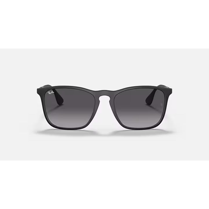 Rayban Chris Rubber Black W/Light Grey Gradient Dark Green