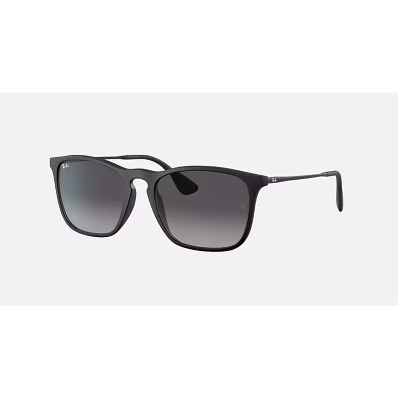 Rayban Chris Rubber Black W/Light Grey Gradient Dark Green