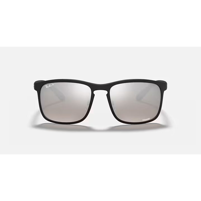Rayban Matte Black W/ Grey Mirror Silver - Pt