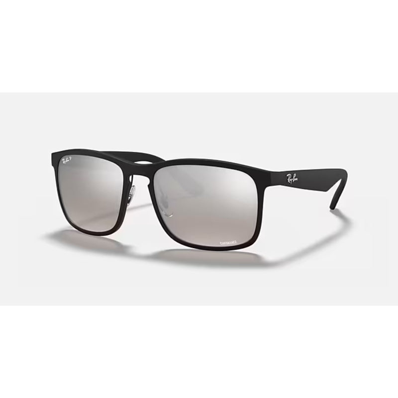 Rayban Matte Black W/ Grey Mirror Silver - Pt