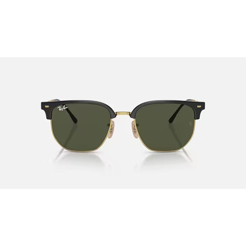 Rayban New Clubmaster Black On Arista W/Green -Pt