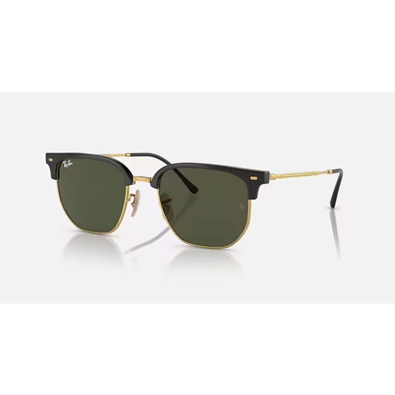Rayban New Clubmaster Black On Arista W/Green -Pt