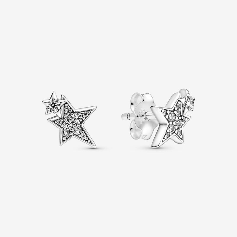 Pandora Double Star Stg Stud Earrings – Prouds PNG