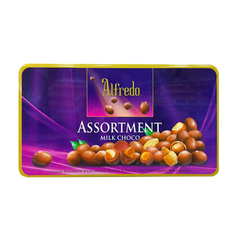 ALFREDO TIN ASSORTMENT MILK 180G