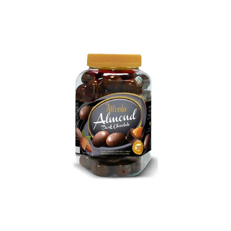 ALFREDO JAR ALMOND DARK - 450G