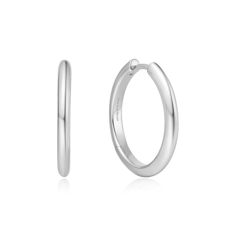ANIA HAIE #5 VOGUE SIL TUBE M MEDIUM HOOPS