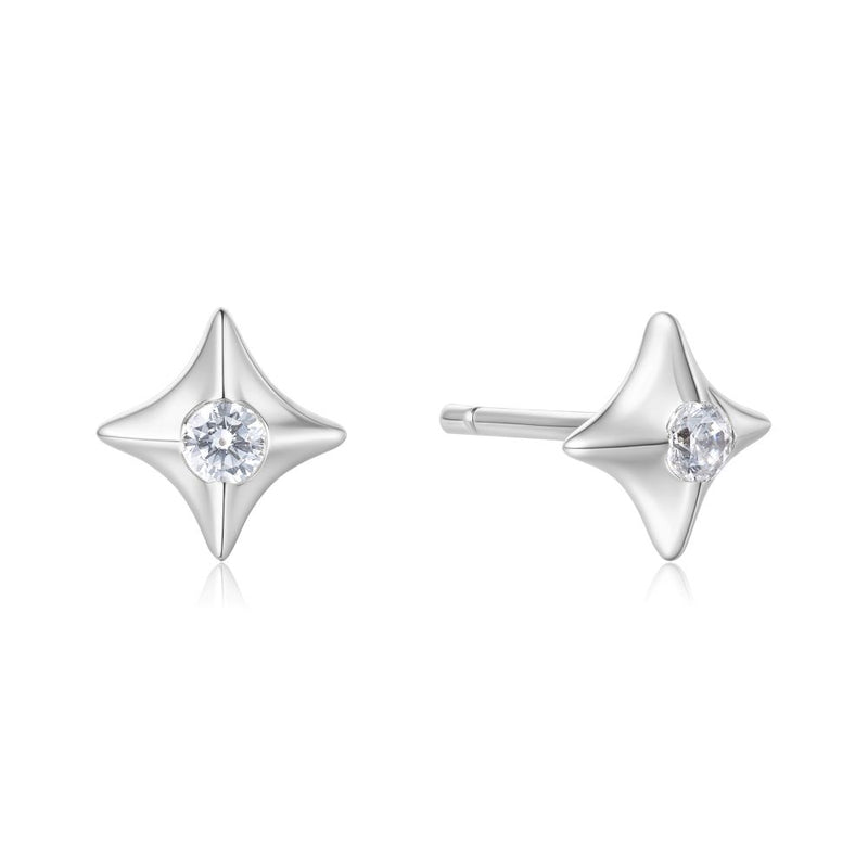 ANIA HAIE SUNNY SIL CZ STAR STUDS