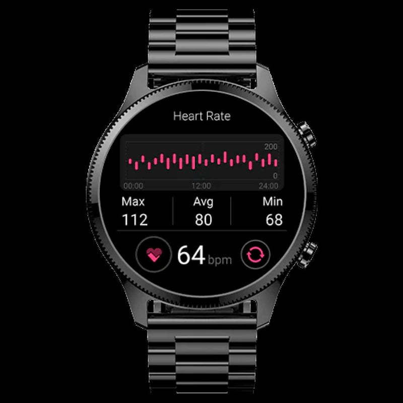 NOISE NOISEFIT HALO PLUSH SMARTWATCH-ELITE BLAKC