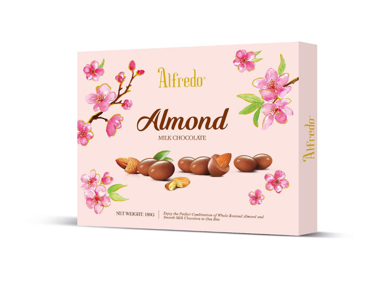 ALFREDO FLOWER BOX 180G -ALMOND