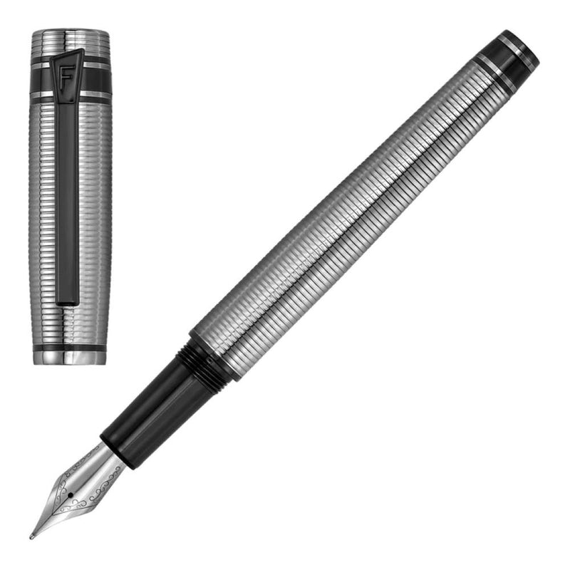 Festina Fountain pen Bold Stripe Chrome & Gun
