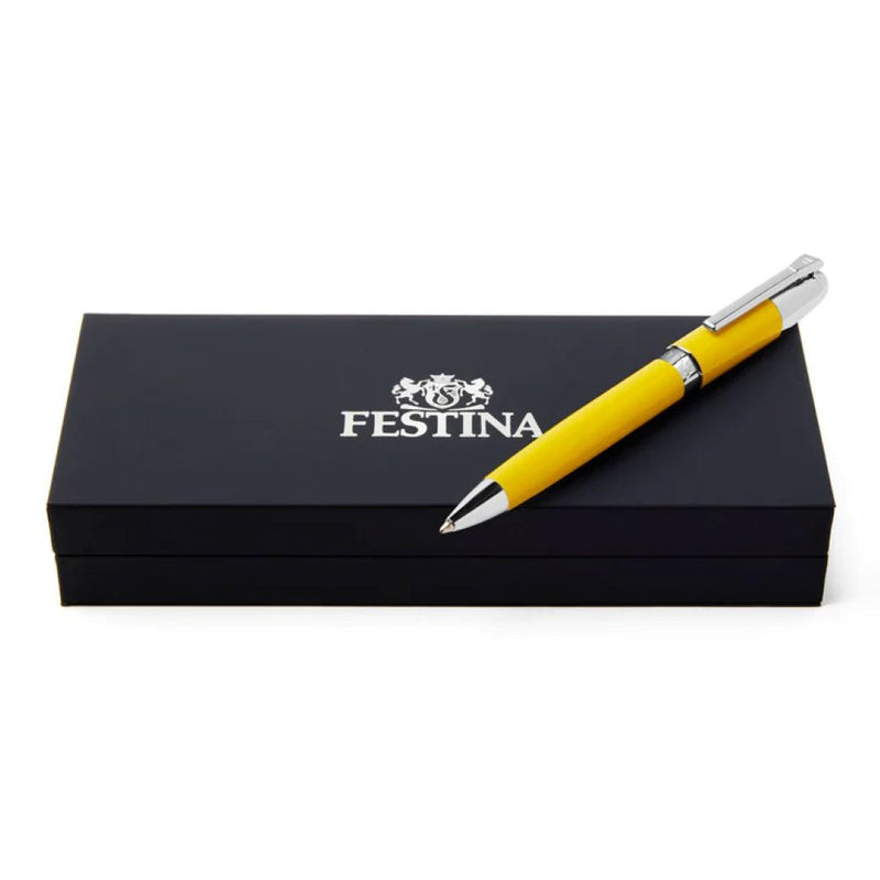 Festina Ballpoint pen Classicals Chrome Yellow