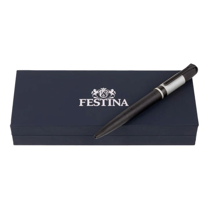 Festina Ballpoint pen Classicals Black Edition Silver