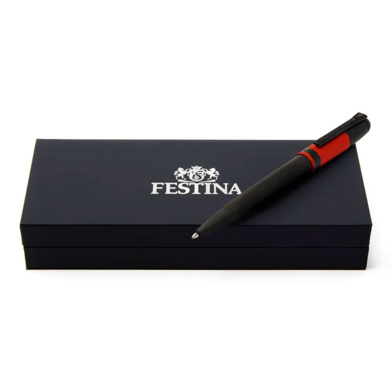 Festina Ballpoint pen Classicals Black Edition Red