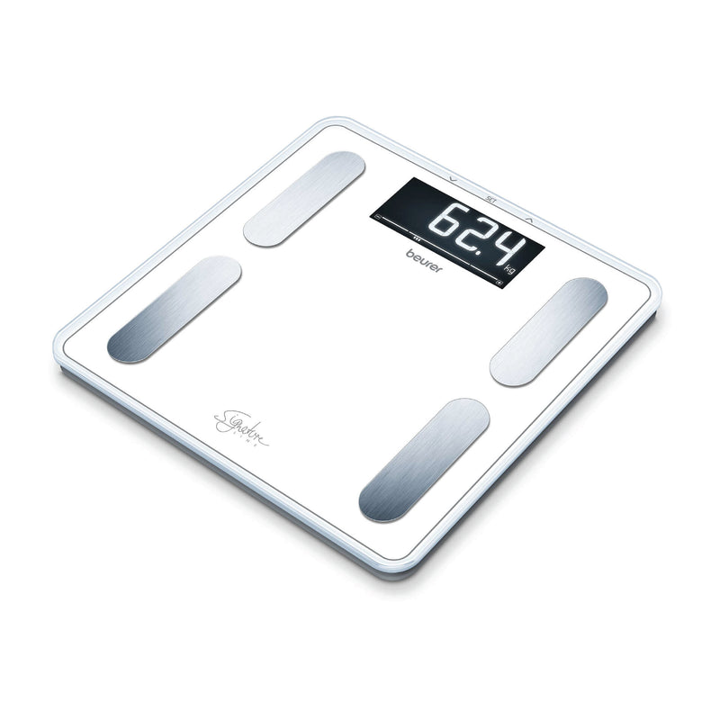 BEURER SIGNATURE LINE WHITE DIAGNOSTIC BATHROOM SCALE