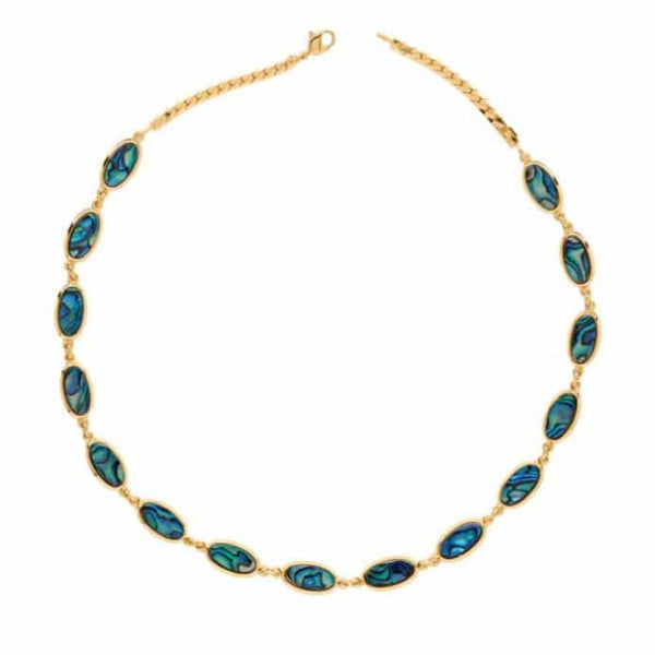 ARIKI PAUA NECKLACE GOLD PLATED