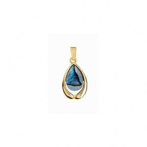 ARIKI PAUA PENDANT GOLD PLATED
