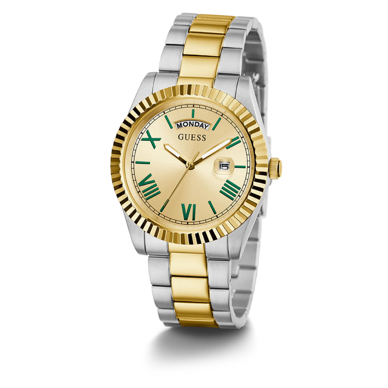 GUESS CONNOISSEUR GRN TWO-TONE