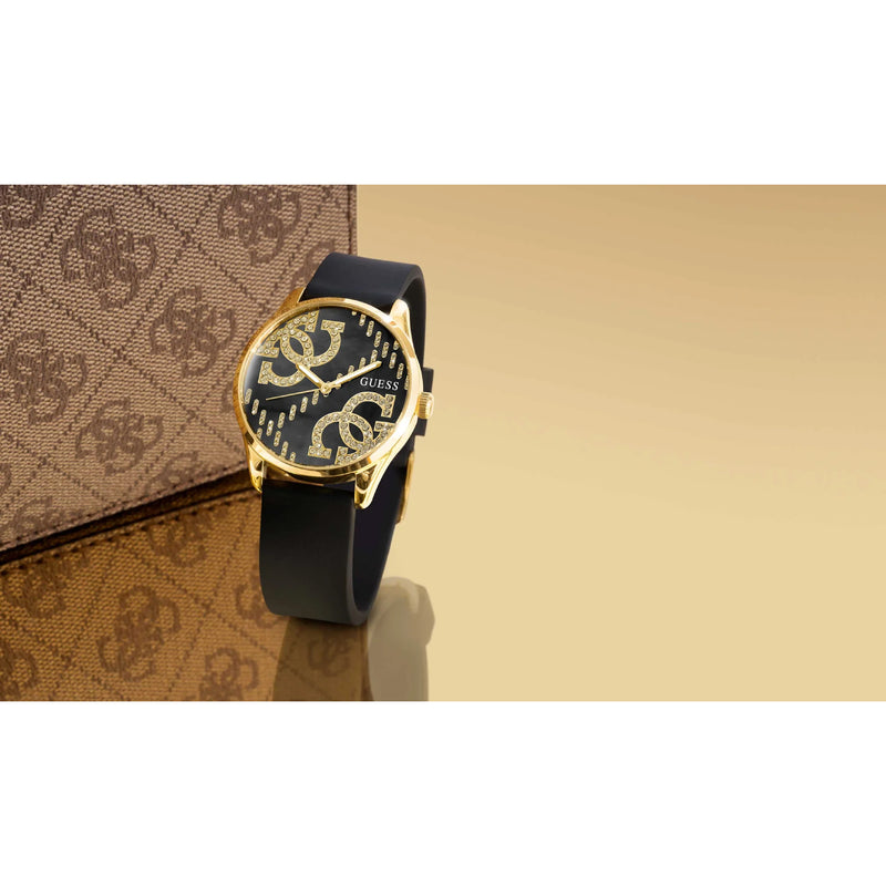GUESS LADIES 36MM GOLD PVD