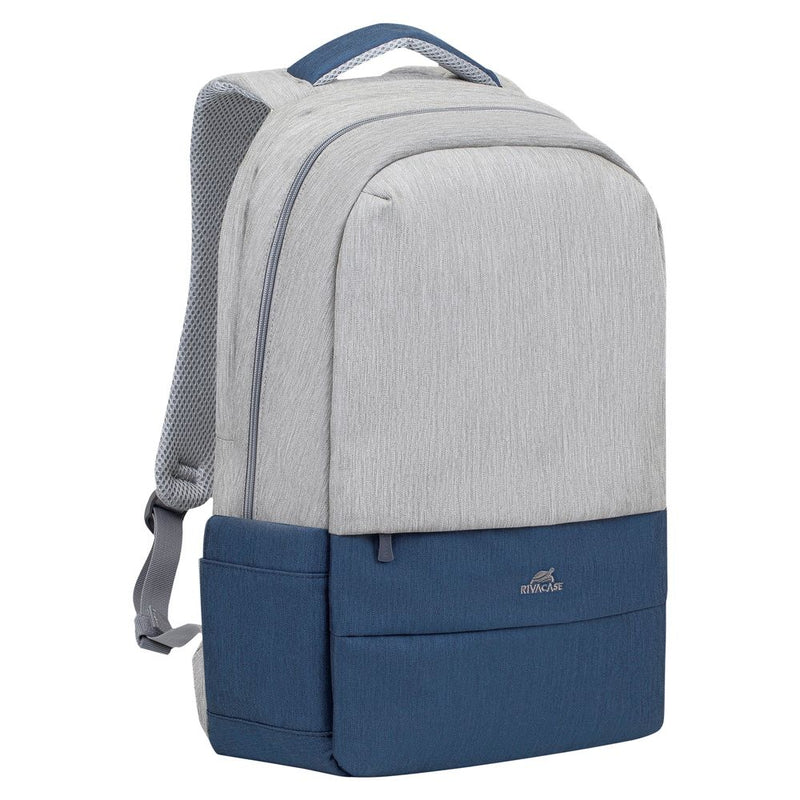 Rivacase Grey/Dark Blue Anti-Theft Laptop Backpack 17.3"" / 6"
