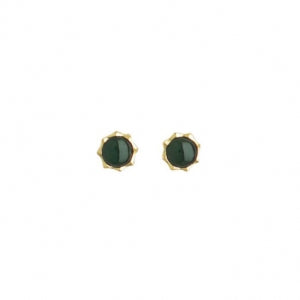 ARIKI JADE EARRINGS GOLD