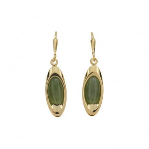 ARIKI JADE EARRINGS GOLD