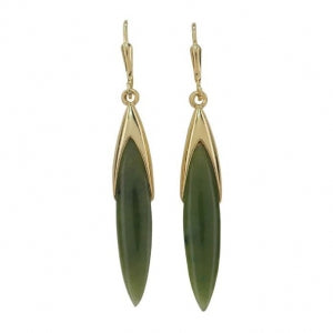 ARIKI JADE EARRINGS GOLD