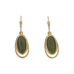 ARIKI JADE EARRINGS GOLD