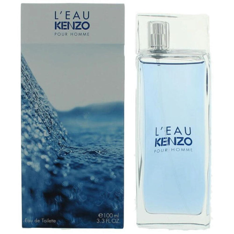 KenzoÂ Men's L'eau EDT Spray 3.3 oz (100 ml)