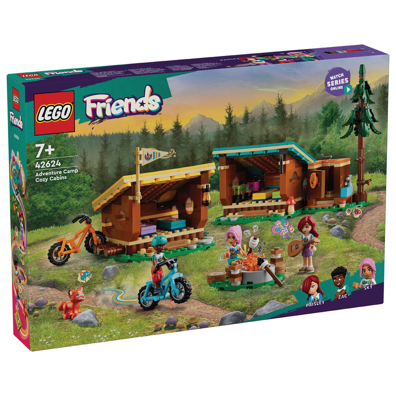 LEGO FRIENDS ADVENTURE CAMP COZY CABINS