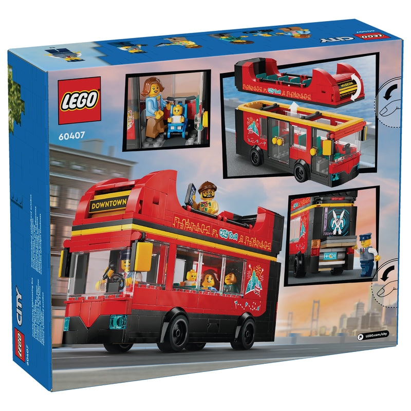 LEGO CITY RED DOUBLE-DECKER SIGHTSEEING BUS