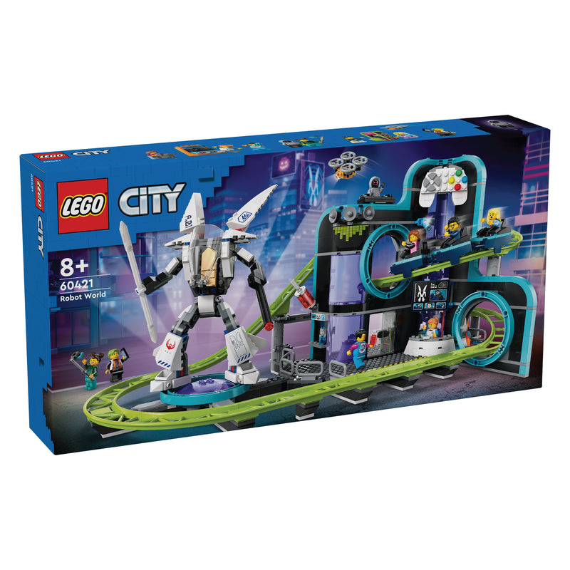 LEGO CITY ROBOT WORLD ROLLER- COASTER PARK