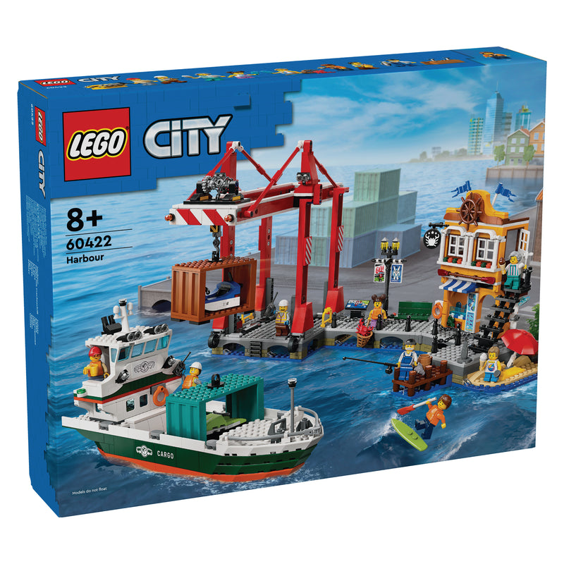 LEGO CITY SEASIDE HARBOR WITH CARGO SHIP
