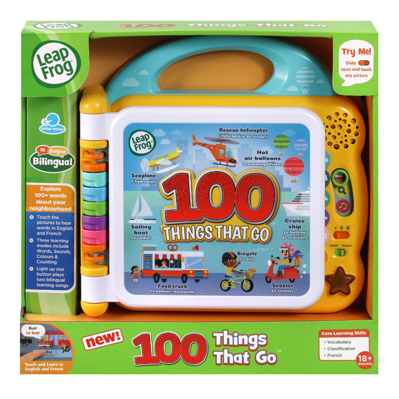 LEAP FROG 100 THINGS THAT GO B BILLINGUAL UK FR LF