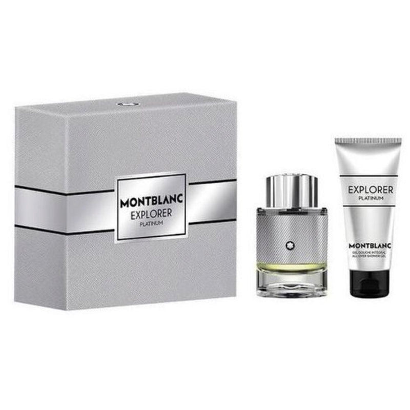 Mont blanc Men's Explorer Platinum Gift Set Fragrances
