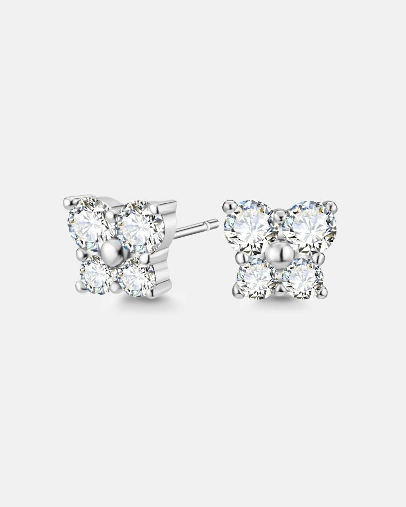 IMI LITTLE FLUTTER SILVER EARR EARRINGS