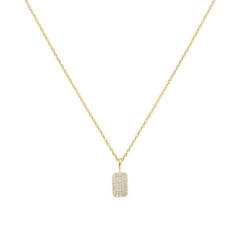 ANIA HAIE SUNNY GLD CZ  PAVE PENDANT N/L 42