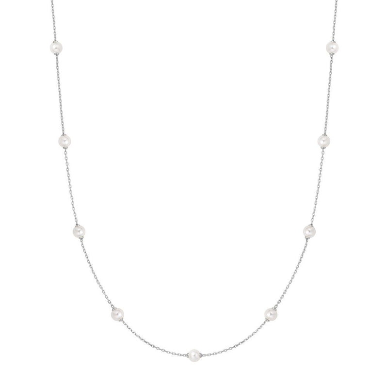 ANIA HAIE #5 DAINTY SIL PEARL STATION N/L 40.5+5CM