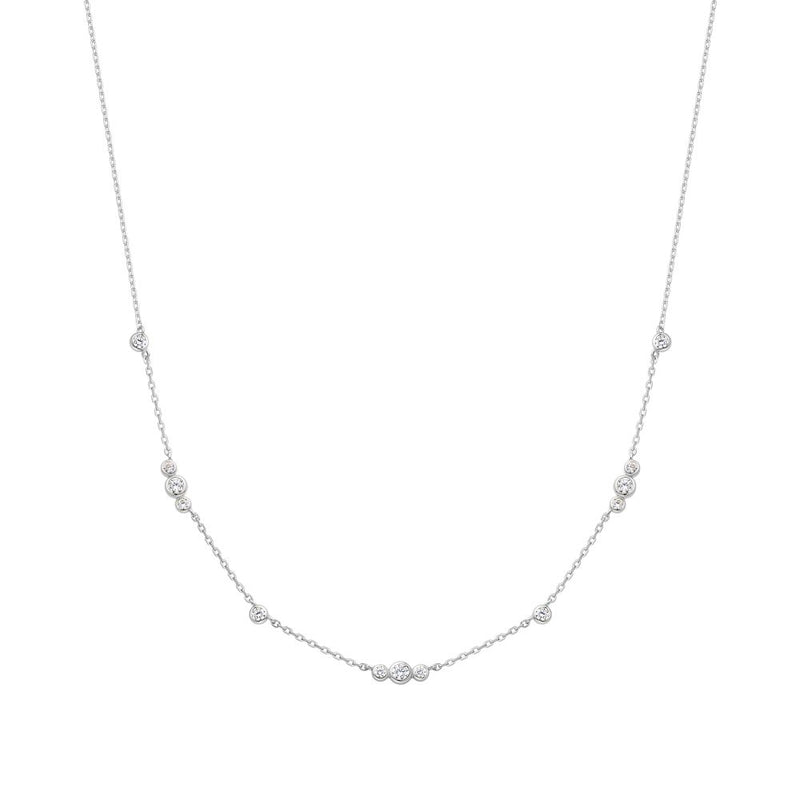 ANIA HAIE #5 DAINTY SIL CZ BEZ BEZEL STATION NL 38+5CM