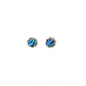 ARIKI PAUA EARRING GOLD PLATED
