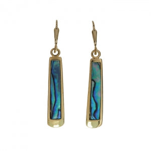 ARIKI PAUA EARRING GOLD PLATED