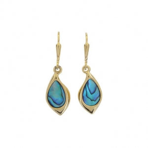 ARIKI PAUA EARRING GOLD PLATED