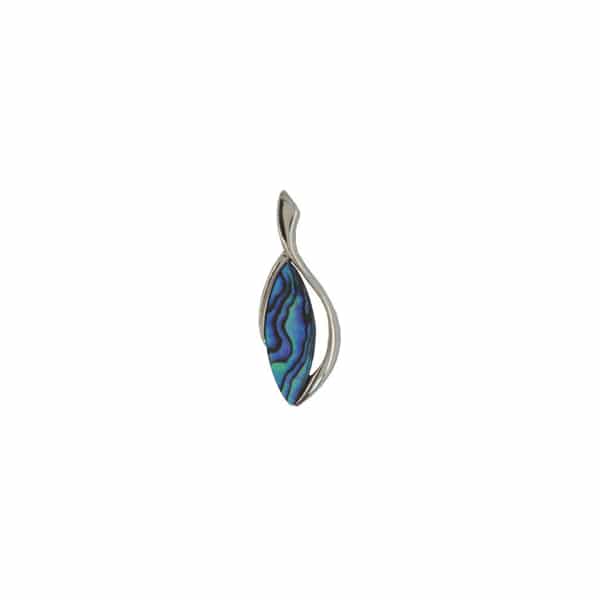 ARIKI PAUA PENDANT PALLADIUM