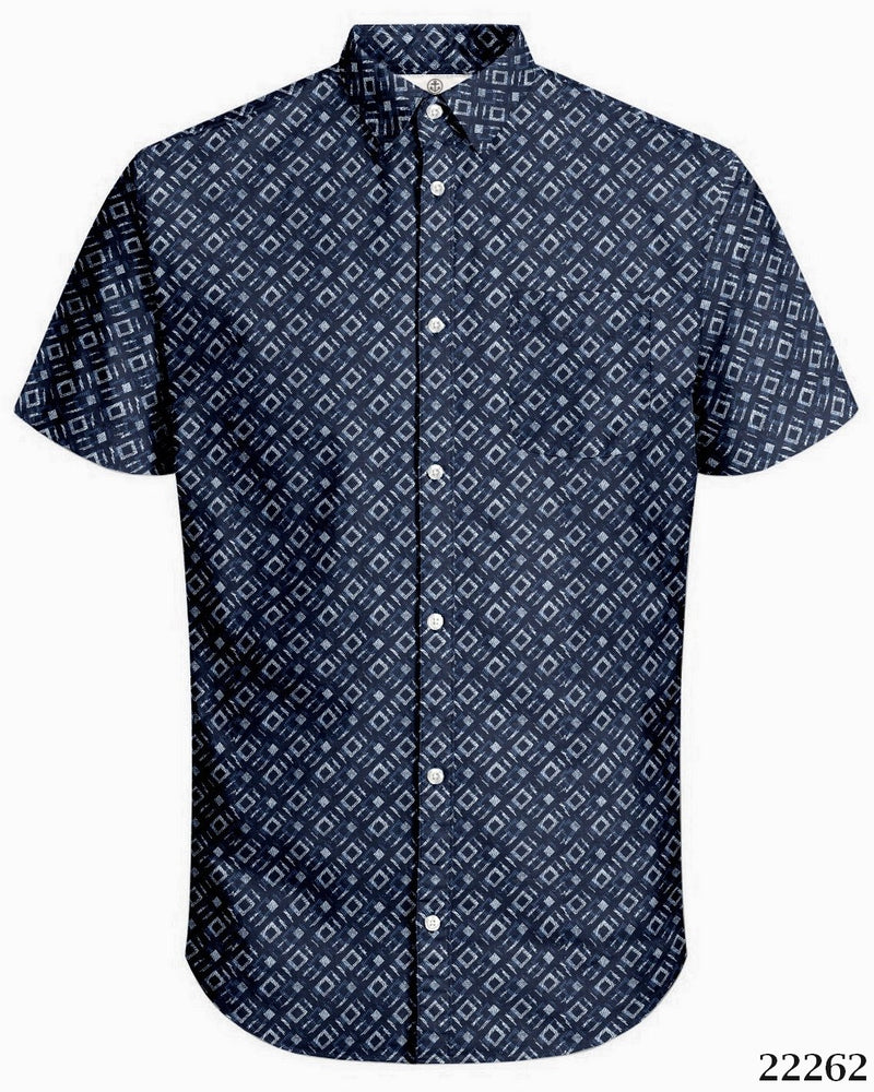 Harbour Bay Short Sleeve Shirt Navy