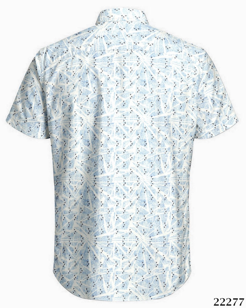 Harbour Bay Short Sleeve Shirt Blue