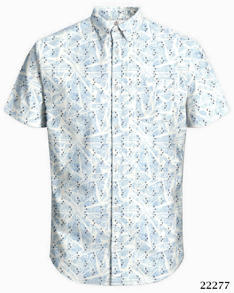 Harbour Bay Short Sleeve Shirt Blue