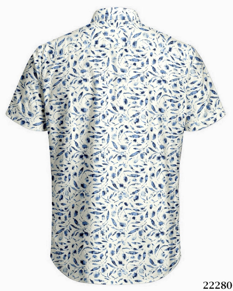Harbour Bay Short Sleeve Shirt Blue