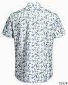 Harbour Bay Short Sleeve Shirt White Blue